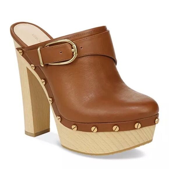 Veronica Beard Aken Leather Studded Clog New! - Picture 2 of 11